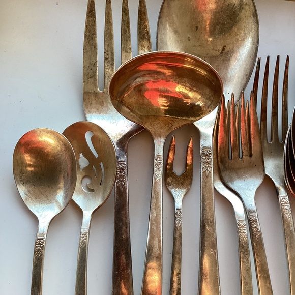 w m rogers silverware silver plated - Picture 2 of 5